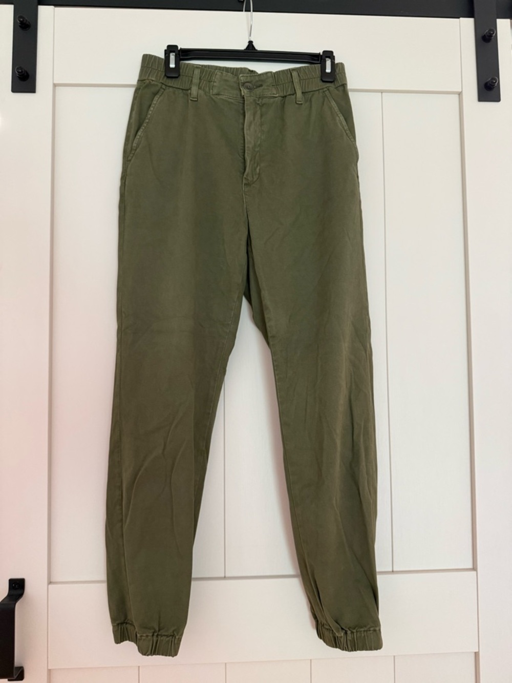 Ag Adriano Goldschmied Olive Green Jogger Pants